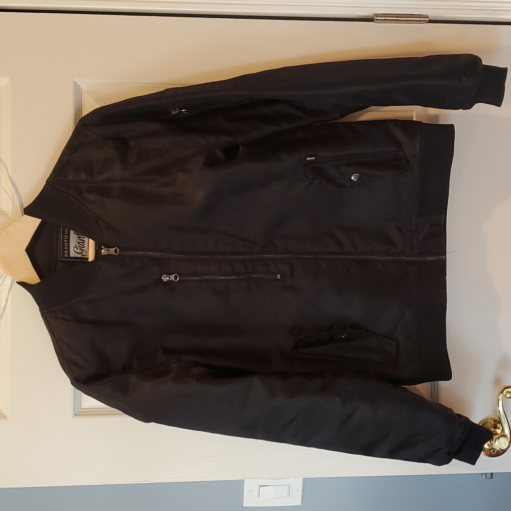 Beautiful Giant | Black Zip Up Jacket
